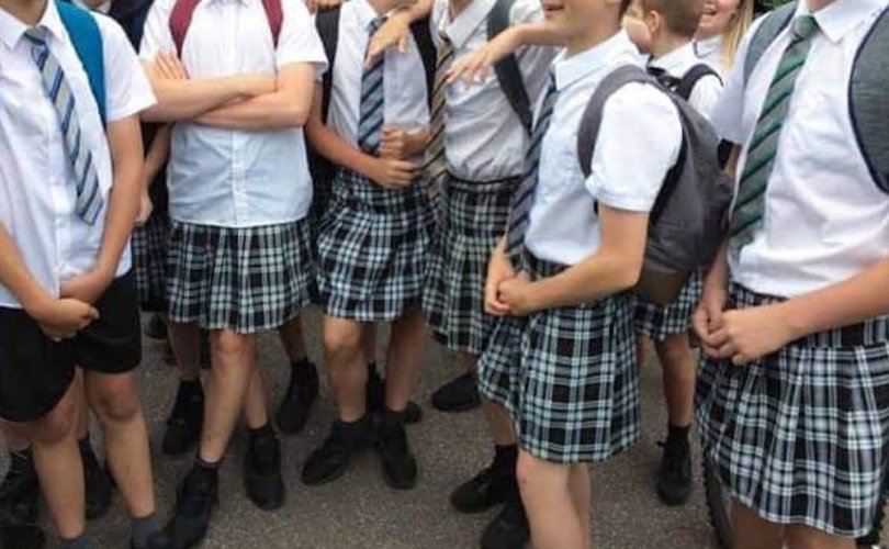 Male students pressured to cross-dress for ‘wear a skirt to school day ...