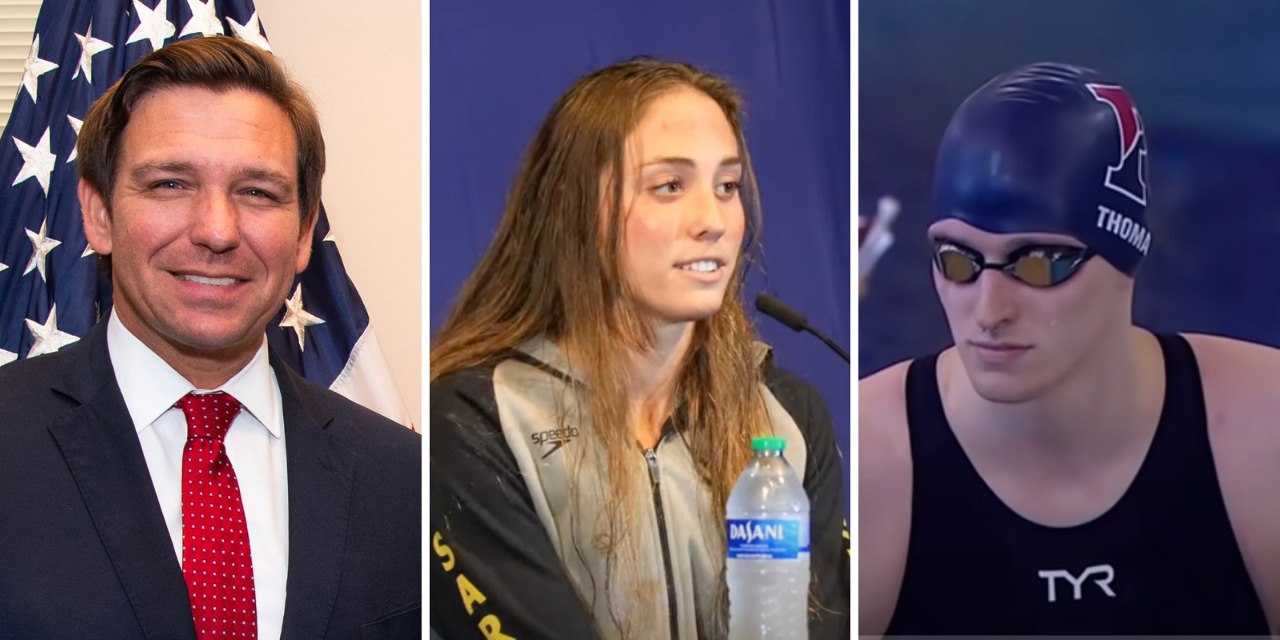 Governor Ron DeSantis declares woman who lost to male swimmer the real NCAA winner (& other stories)