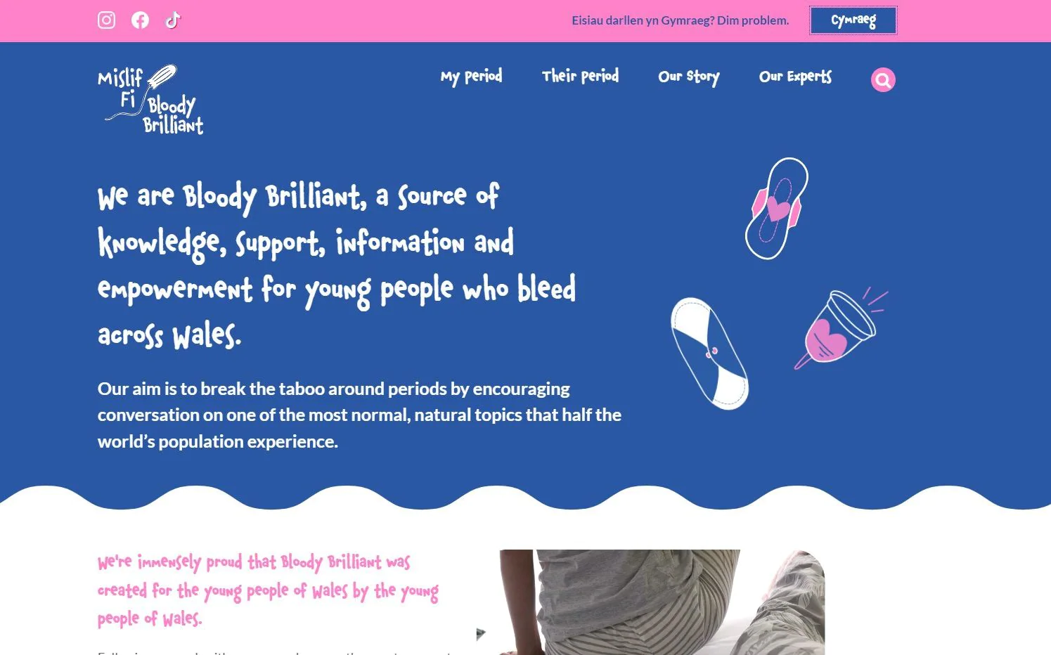 Welsh NHS changes "girls" to "young people who bleed" on menstruation website