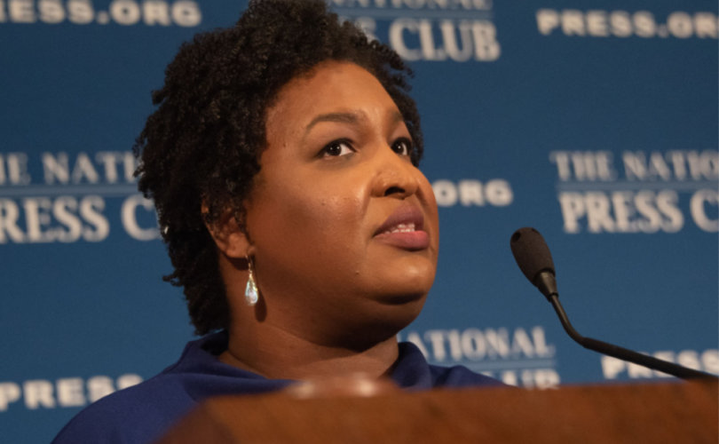 Democrat would-be governor Stacey Abrams preaches in church for abortion