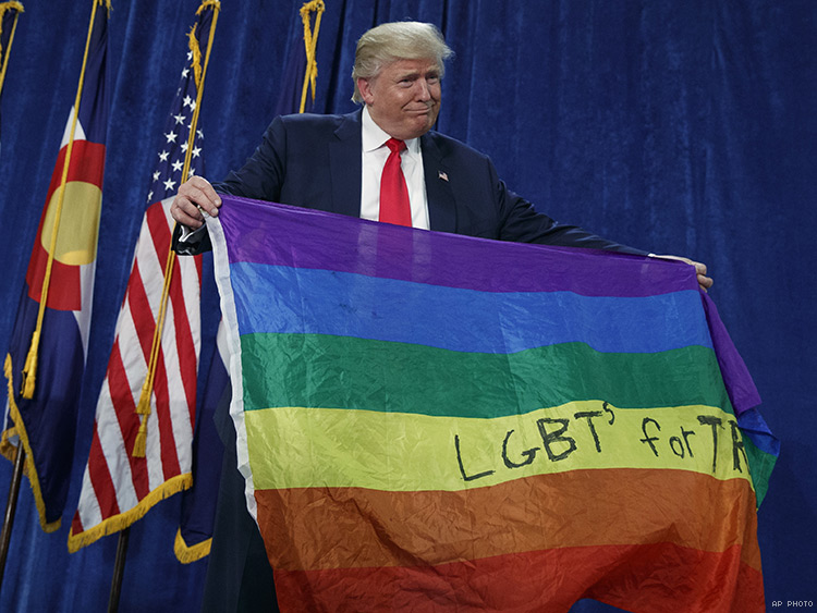 Donald Trump blames midterm losses on pro-lifers--and backs the LGBT movement (& other stories)