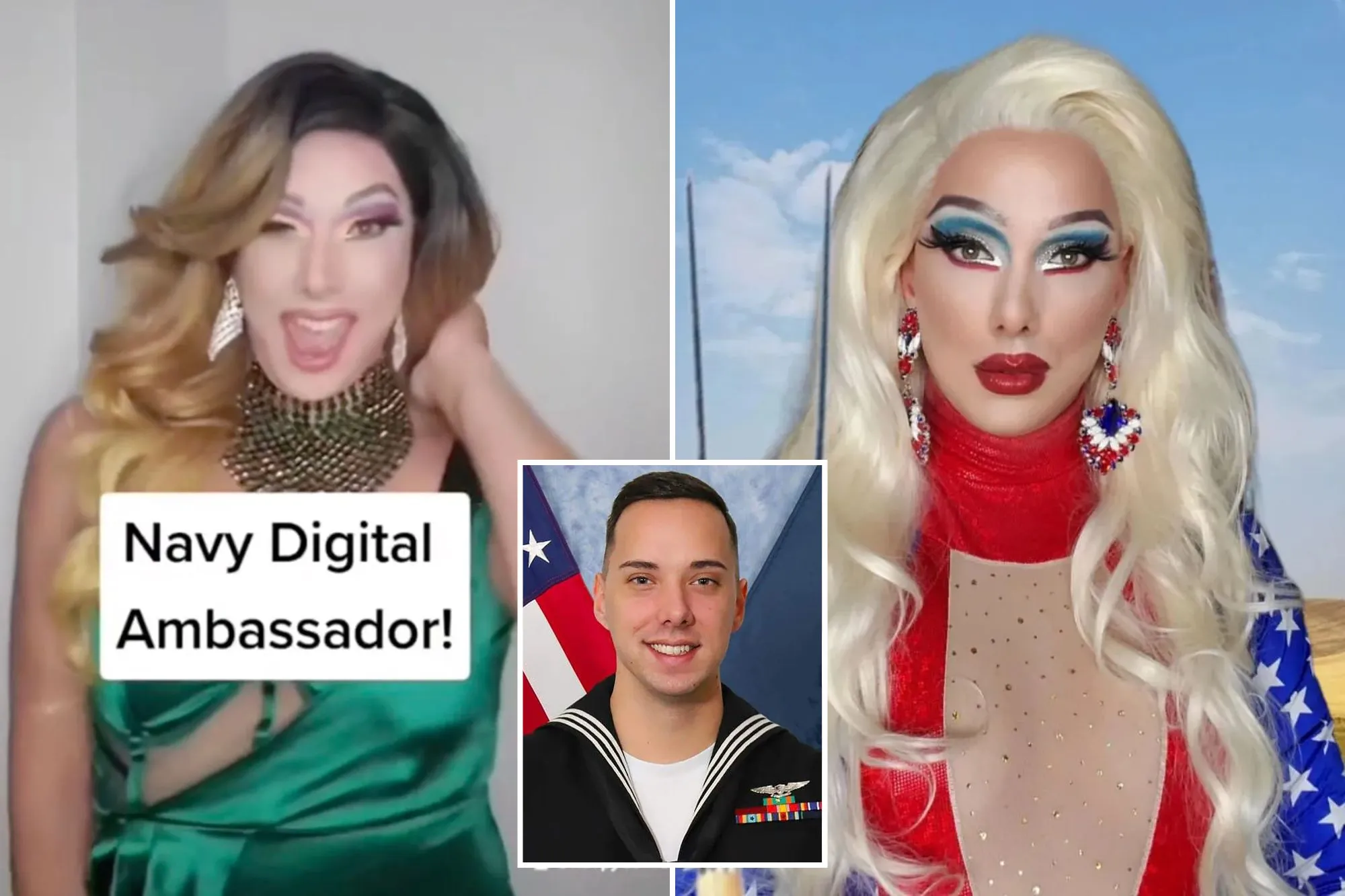 U.S. Navy hires non-binary drag queen influencer as recruitment plummets