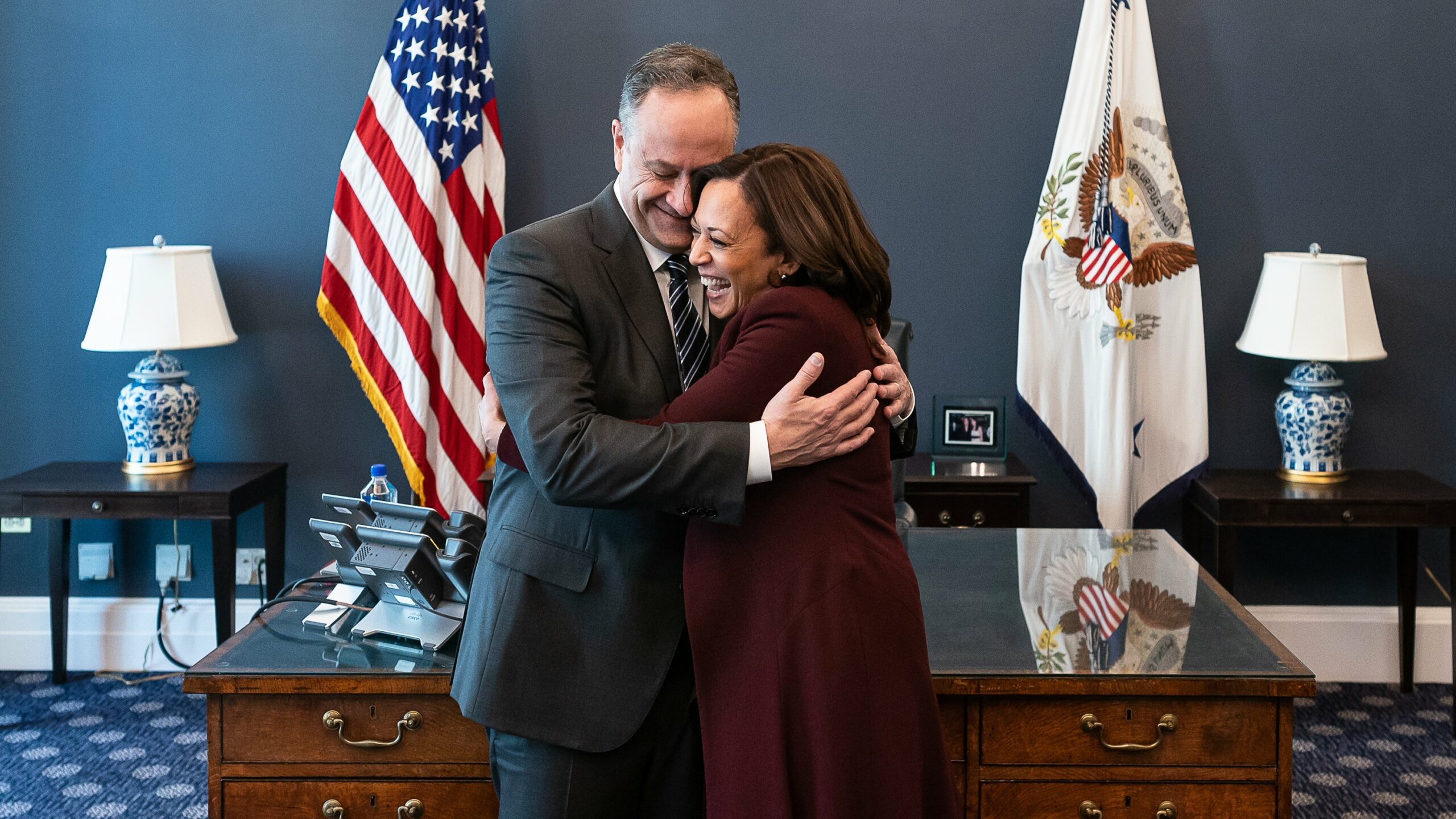Douglas_Emhoff_and_Kamala_Harris_in_the_Vice-Presidents_office_at_the_White_House