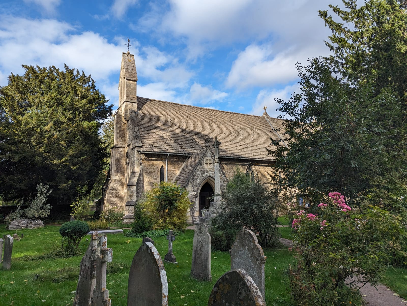 Churchyard where C.S. Lewis is buried